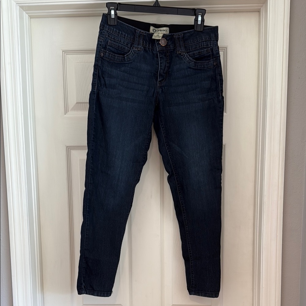 Democracy Blue Ankle Cropped Jeans Premium Denim